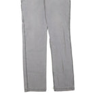 CARHARTT Womens Jeans Grey Regular Straight Denim W36 L36 Workwear Utility Zip