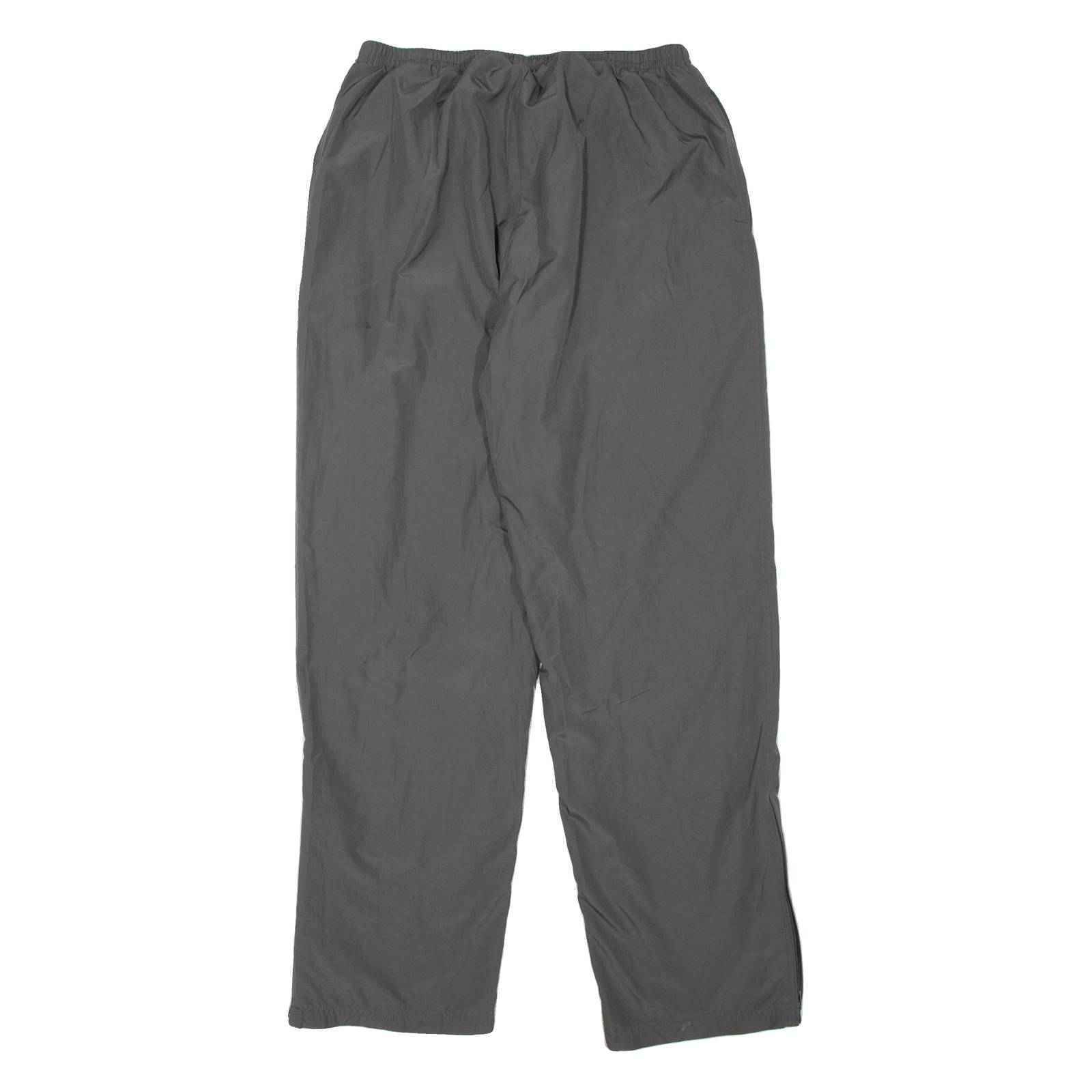 REEBOK Womens Track Pants Grey Straight UK 14 W28 L30