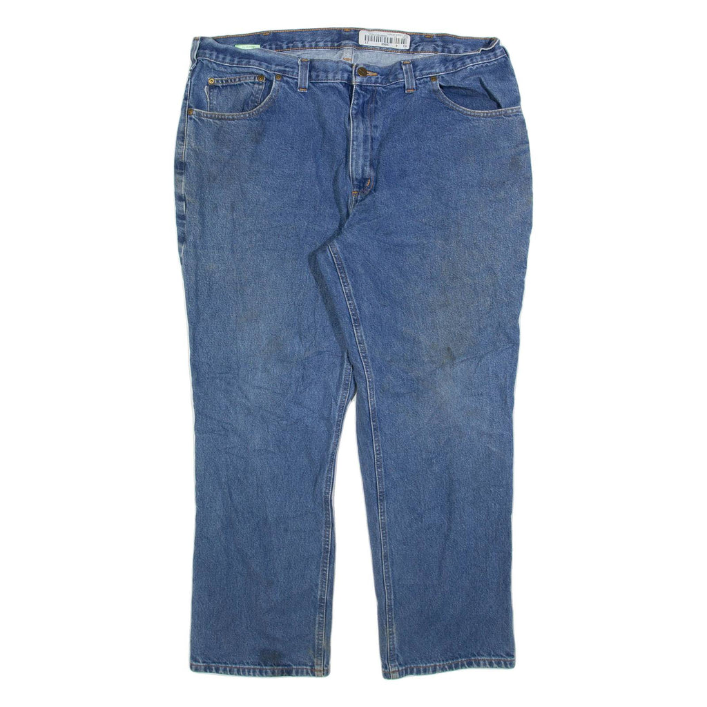 CARHARTT Mens Jeans Blue Relaxed Straight W40 L30