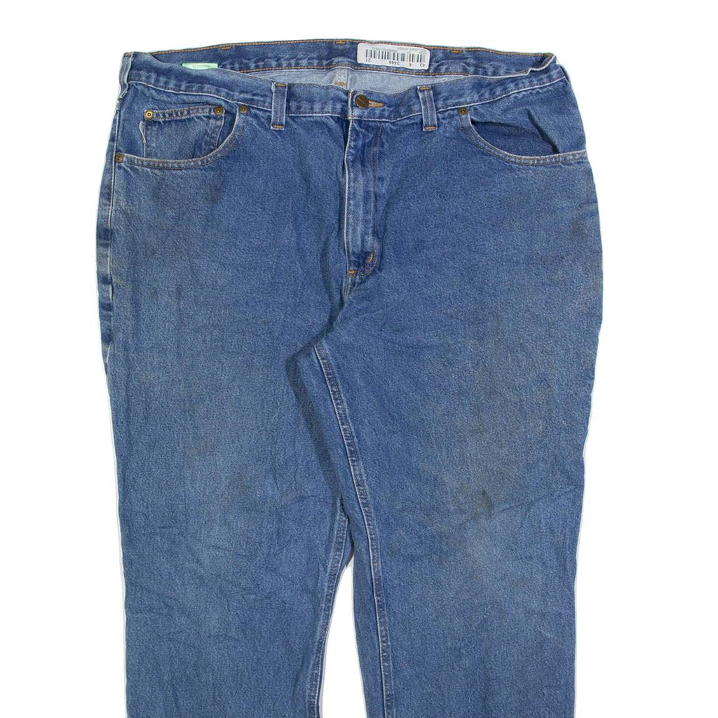 CARHARTT Mens Jeans Blue Relaxed Straight W40 L30