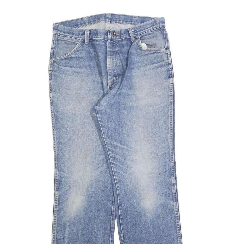 BULWARK Mens Regular Fit Blue Denim Cotton Blend Jeans W34 L34 Workwear Zip