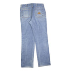 BULWARK Mens Regular Fit Blue Denim Cotton Blend Jeans W34 L34 Workwear Zip