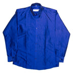 CONSTANT Mens Plain Shirt Blue Long Sleeve L