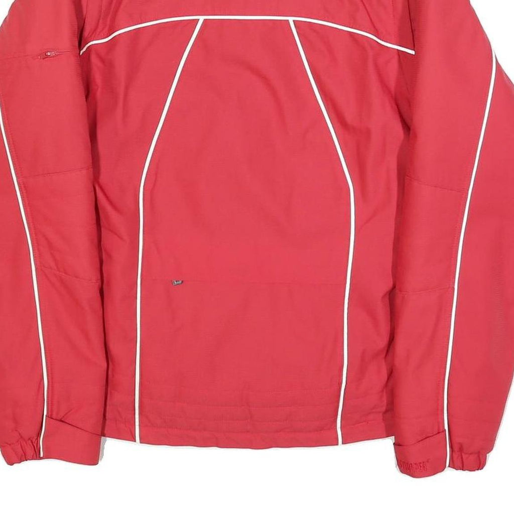 BOGNER Womens Red Polyester Blend Shell Jacket S Zip Plain Sporty Casual