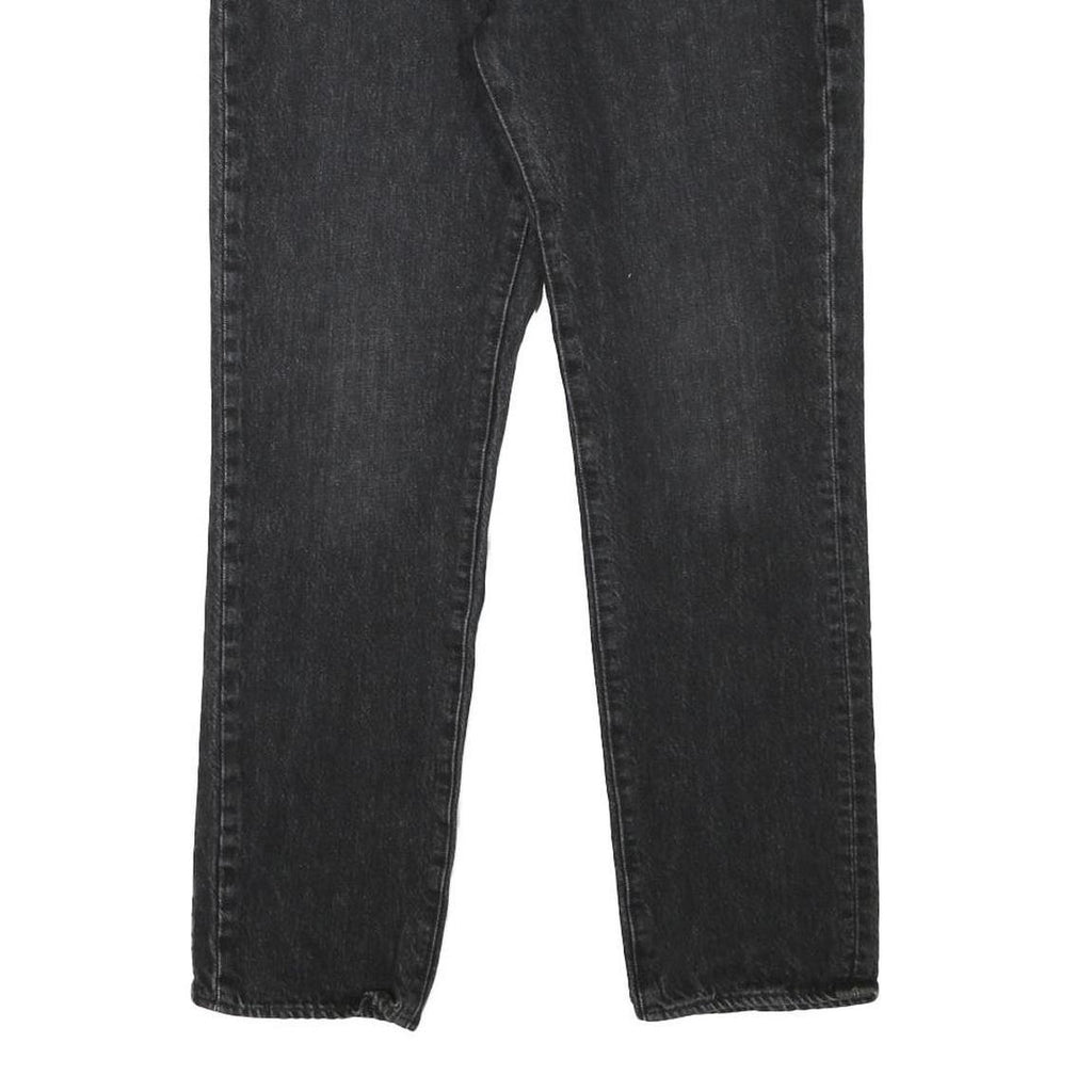 LEVI'S 511 Mens Jeans Black Slim Skinny Denim Medium W32 L29 Zip Closure