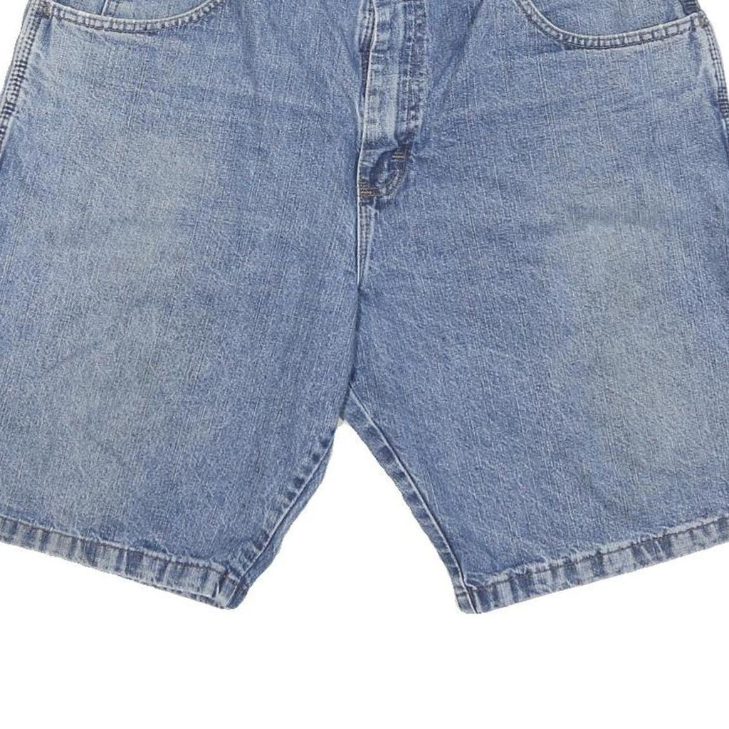 WRANGLER Mens Denim Blue Casual Shorts L W36 Carpenter Style