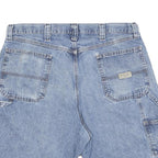 WRANGLER Mens Denim Blue Casual Shorts L W36 Carpenter Style