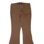 HOLLISTER Womens Trousers Brown Regular Flared W26 L32
