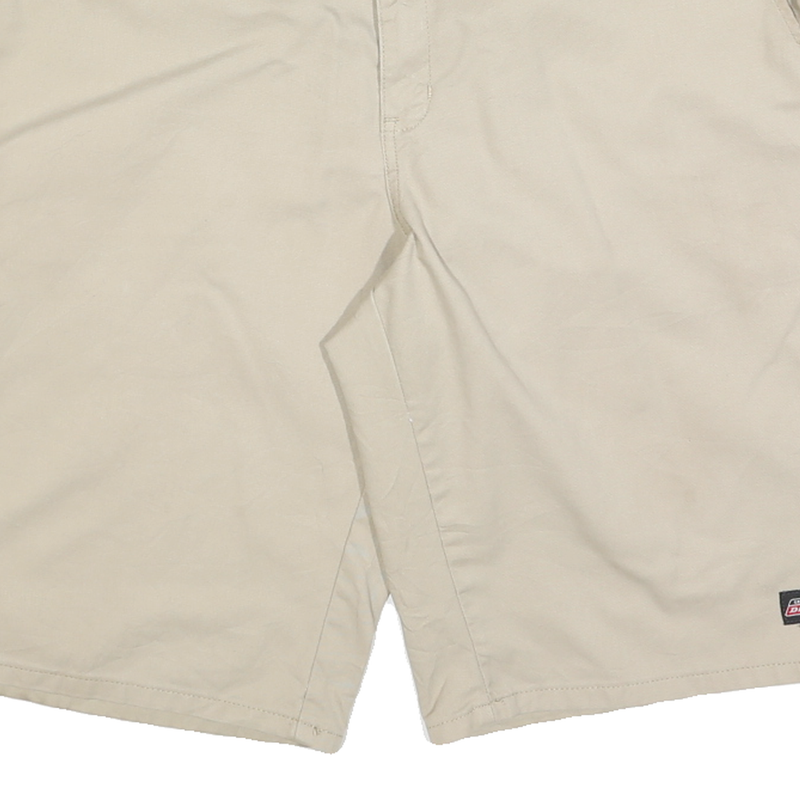 DICKIES Mens Shorts Beige Casual Plain L W36 Workwear Cotton Blend