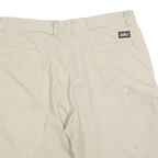 DICKIES Mens Shorts Beige Casual Plain L W36 Workwear Cotton Blend