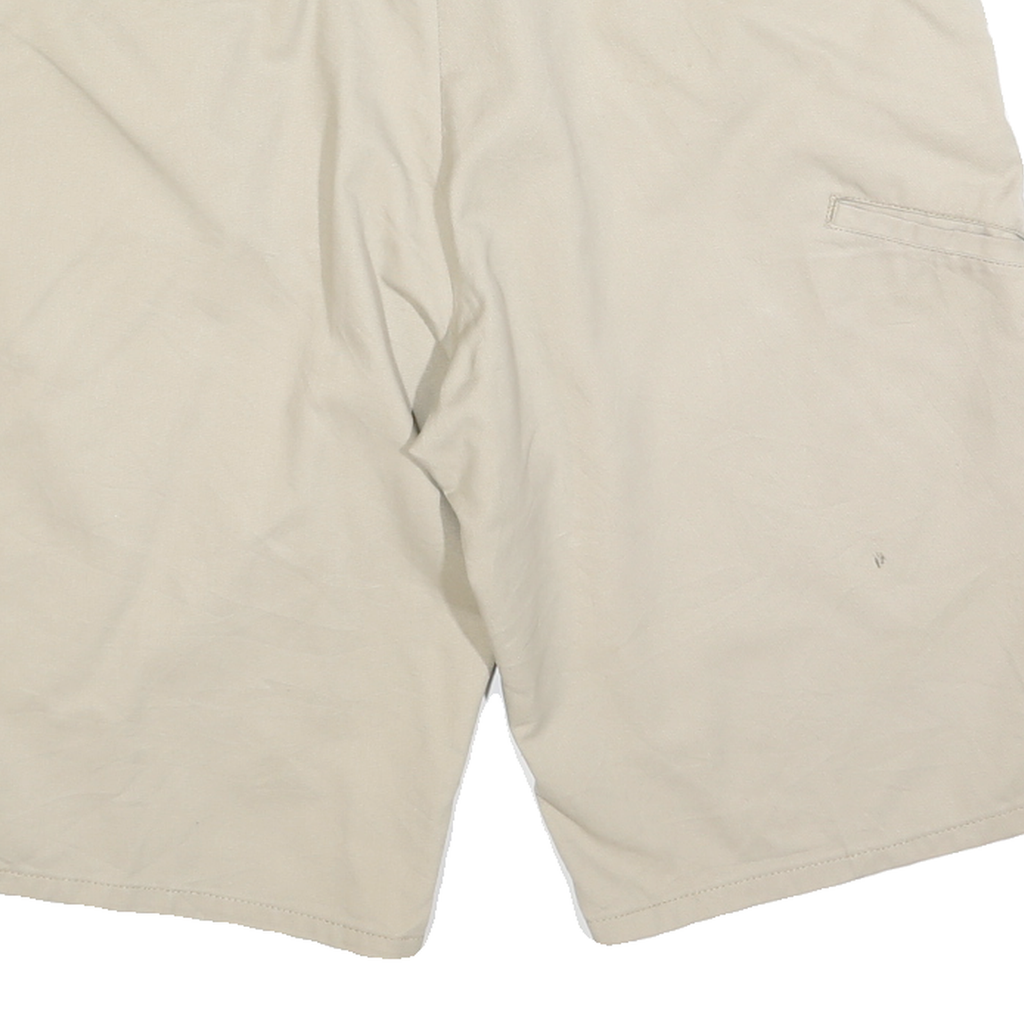 DICKIES Mens Shorts Beige Casual Plain L W36 Workwear Cotton Blend