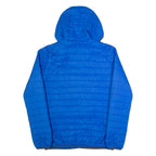 TRESPASS Insulated Mens Puffer Jacket Blue Hooded XS