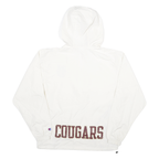 CHAMPION Mens White Charleston Cougars Lightweight Nylon Jacket XS Zip Hooded