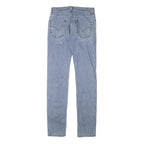 LEVI'S Mens Slim Light Blue Denim Jeans W27 L32 Zip Closure Classic Style