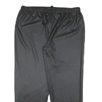 HELLY HANSEN Mens Black Relaxed Casual Trousers W43 L32 Drawstring Polyester