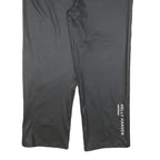 HELLY HANSEN Mens Black Relaxed Casual Trousers W43 L32 Drawstring Polyester
