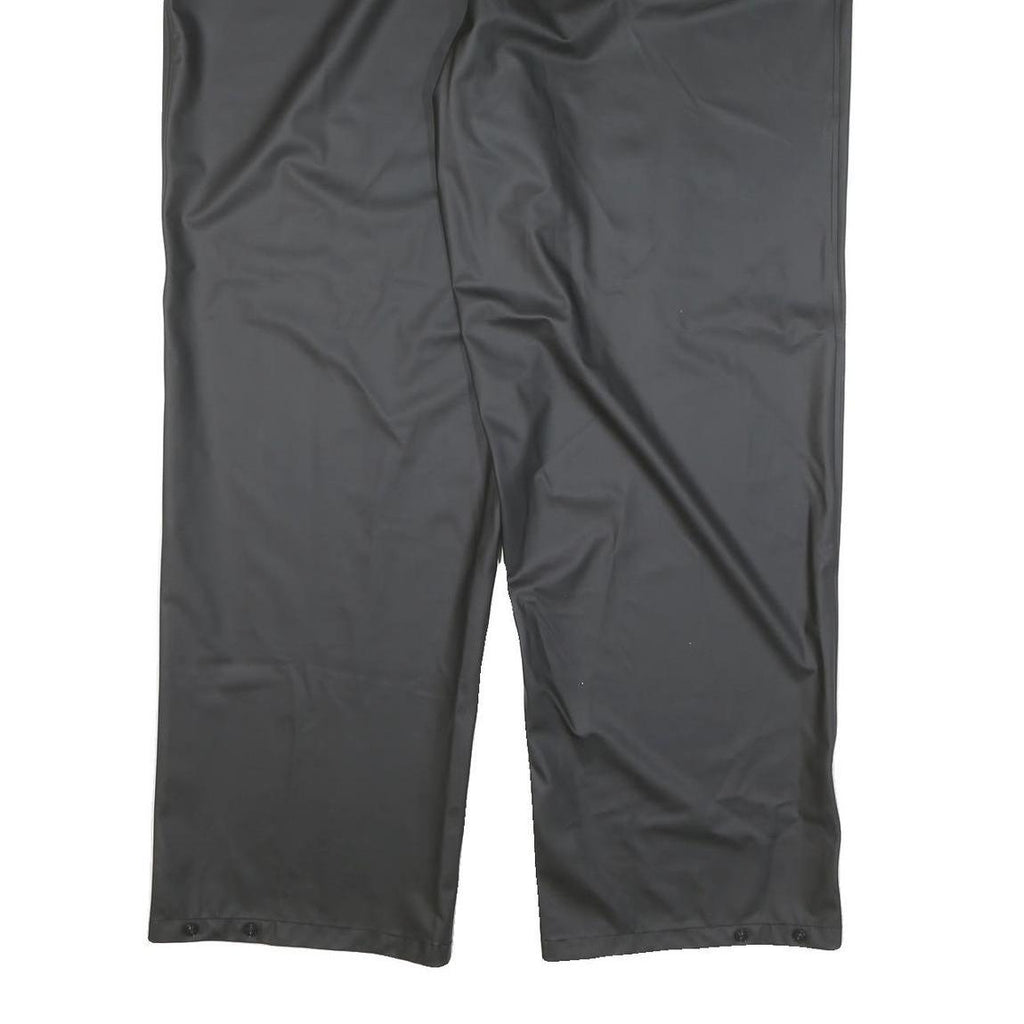 HELLY HANSEN Mens Black Relaxed Casual Trousers W43 L32 Drawstring Polyester