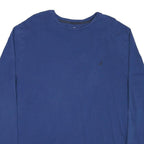NAUTICA Mens Blue Long Sleeve Crew Neck Cotton Blend XL Classic Fit T-Shirt