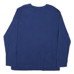 NAUTICA Mens Blue Long Sleeve Crew Neck Cotton Blend XL Classic Fit T-Shirt