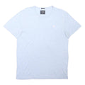 ABERCROMBIE & FITCH Mens Light Blue Cotton T-Shirt L Short Sleeve Crew Neck