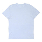 ABERCROMBIE & FITCH Mens Light Blue Cotton T-Shirt L Short Sleeve Crew Neck
