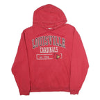 COLLEGE HOUSE FOUNDATION Mens Red Louisville Cardinals Hoodie XL Cotton Pullover