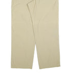 DOCKERS Mens Beige Cotton Blend Regular Fit Straight Trousers W38 L32 Classic