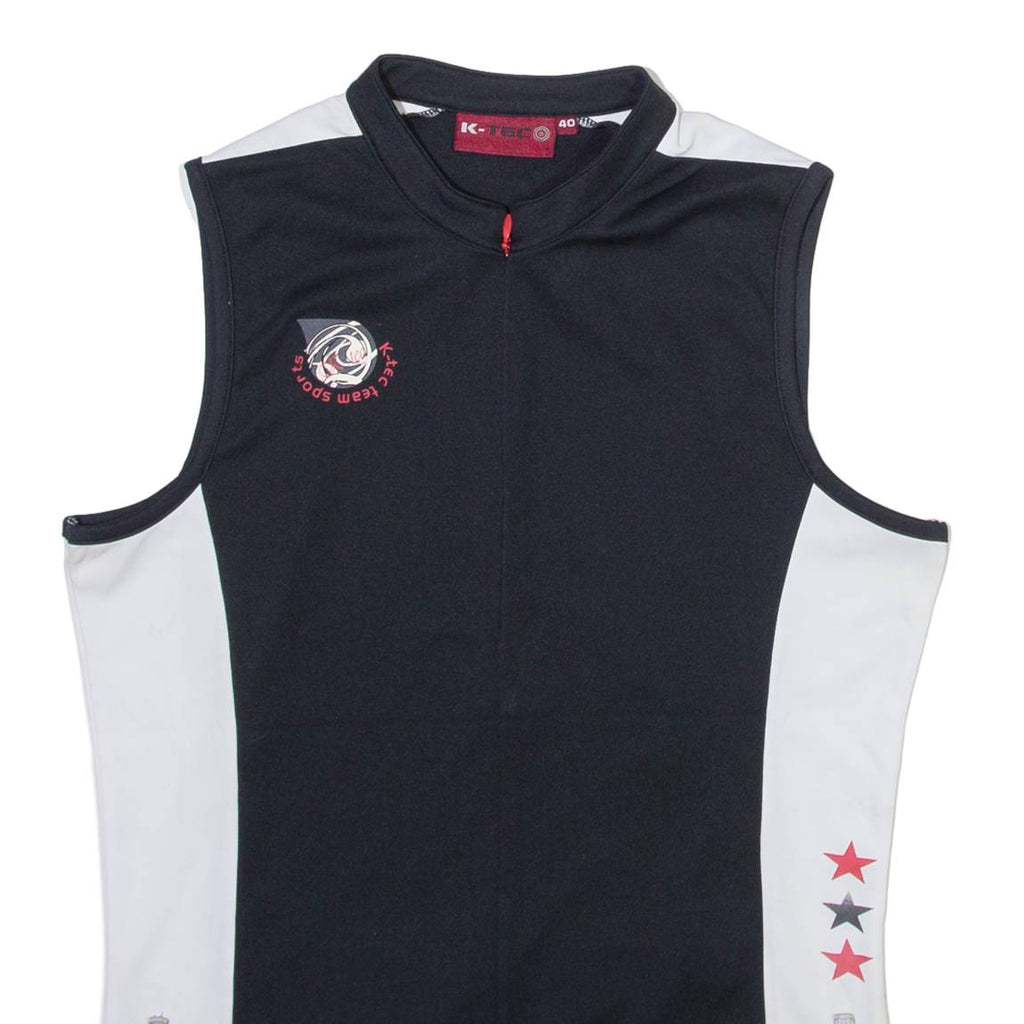 K-TEC Womens Jersey Black 1/4 Zip S