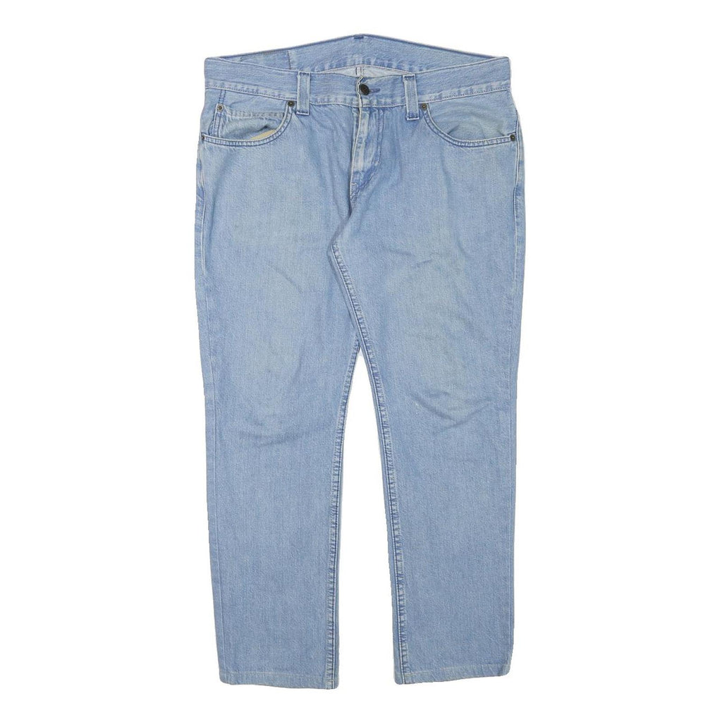 LEVI'S 511 Mens Slim Light Blue Denim W34 L26 Zip Jeans Cotton Blend