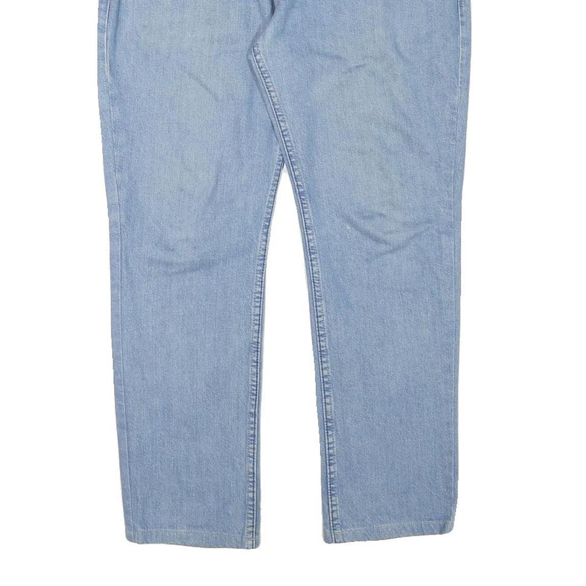 LEVI'S 511 Mens Slim Light Blue Denim W34 L26 Zip Jeans Cotton Blend