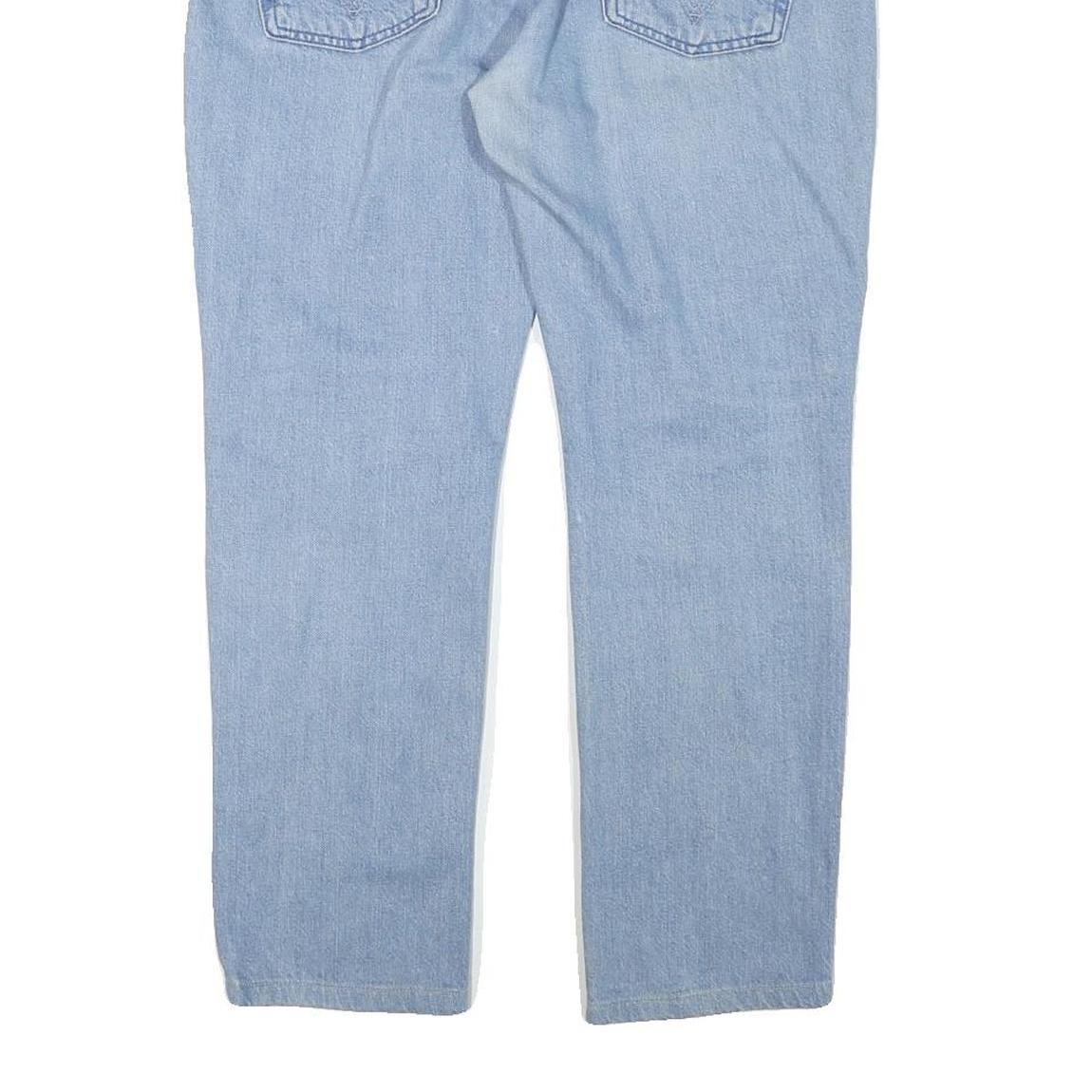 LEVI'S 511 Mens Slim Light Blue Denim W34 L26 Zip Jeans Cotton Blend