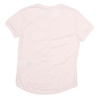 NIKE Womens Pink XS Athletic T-Shirt Short Sleeve Crew Neck Performance