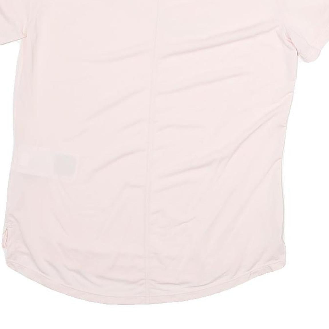 NIKE Womens Pink XS Athletic T-Shirt Short Sleeve Crew Neck Performance