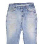 DICKIES Mens Regular Fit Blue Denim Straight Cotton Blend Jeans W38 L28 Workwear