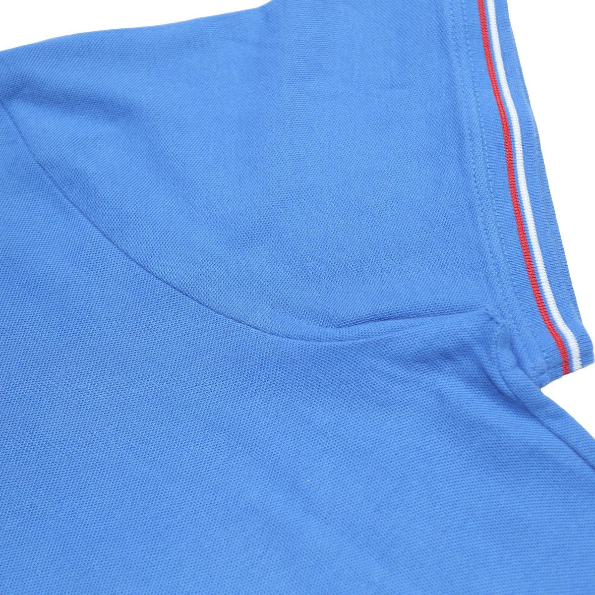 LONSDALE Mens Blue Short Sleeve Plain Polo Shirt L Cotton Casual