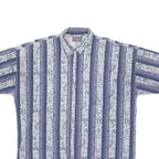 TRIUMPH OF CALIFORNIA Mens Shirt Blue 90s Striped L
