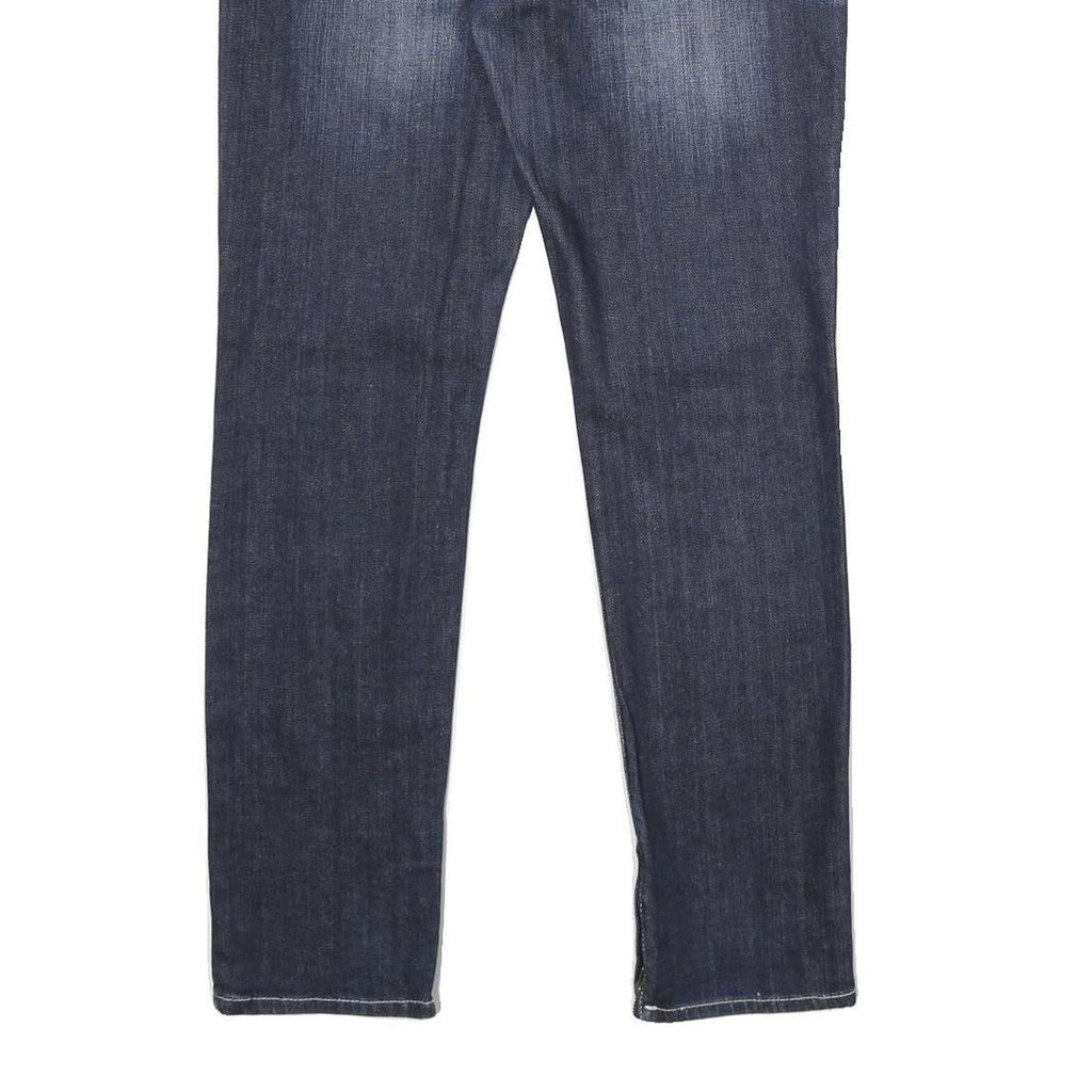 GUESS Womens Slim Blue Denim Jeans Cotton Blend W30 L30 Zip Pockets