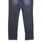 GUESS Womens Slim Blue Denim Jeans Cotton Blend W30 L30 Zip Pockets