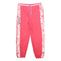 REEBOK Womens Joggers Red & White UK 12 W36 L28 Track Pants Elastic Waist