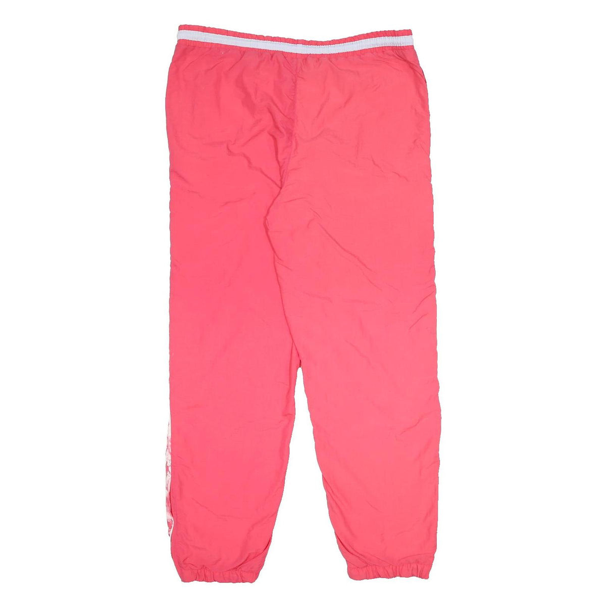 REEBOK Womens Joggers Red & White UK 12 W36 L28 Track Pants Elastic Waist