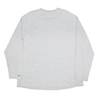 CARHARTT Mens Grey & Yellow Pocket Long Sleeve Crew Neck 2XL Cotton Blend