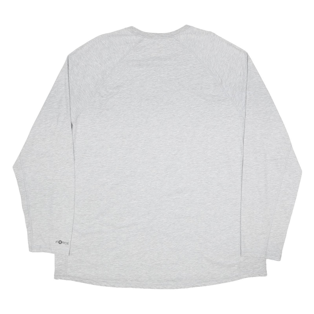 CARHARTT Mens Grey & Yellow Pocket Long Sleeve Crew Neck 2XL Cotton Blend