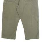 DICKIES Mens Relaxed Cotton Denim Beige W40 L23 Workwear Zip Closure