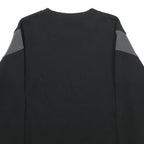 CHAMPION Mens Black & Grey Crew Neck XS Sweatshirt Cotton Blend Long Sleeve