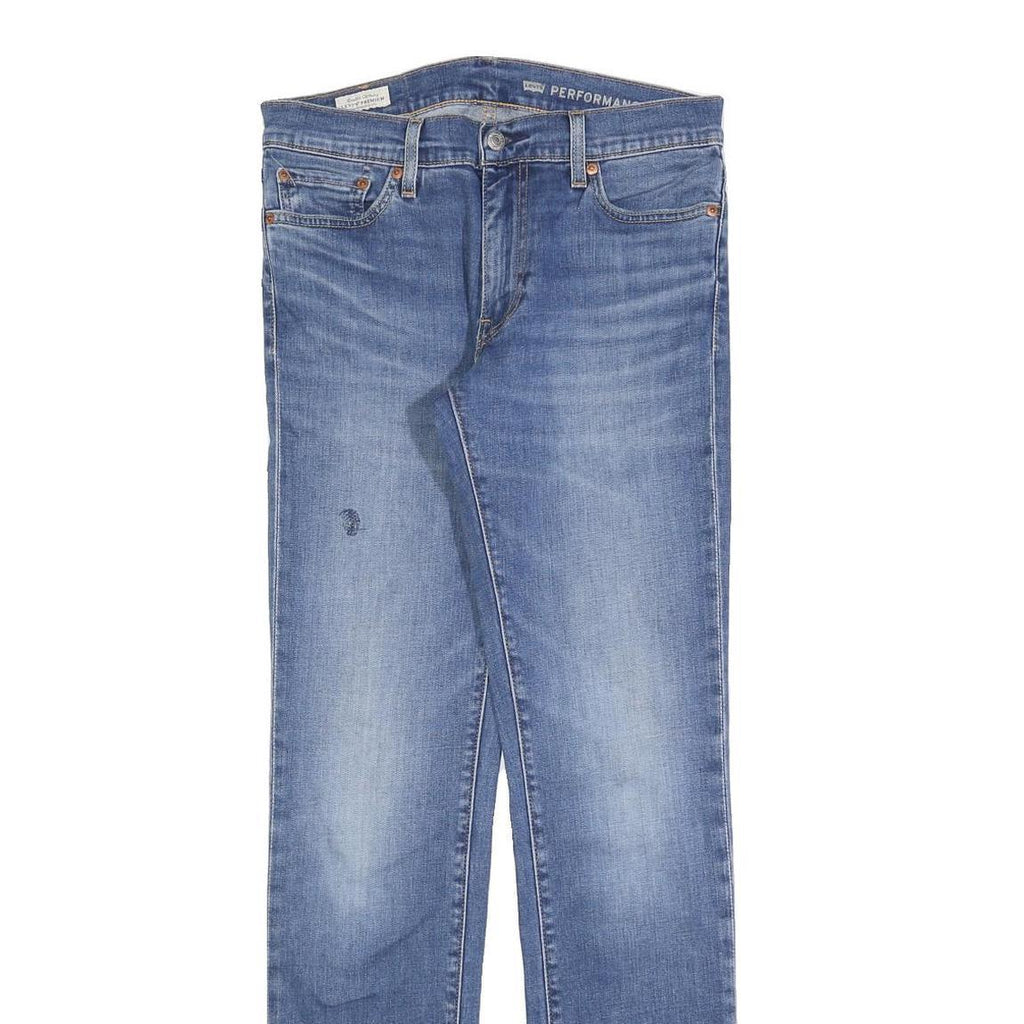 LEVI'S 511 BIG E Mens Jeans Blue Slim Skinny Denim Medium W30 L34 Zip Zip Fly