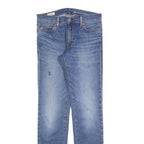 LEVI'S 511 BIG E Mens Jeans Blue Slim Skinny Denim Medium W30 L34 Zip Zip Fly