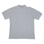 NAUTICA Mens Polo Shirt Grey Check L