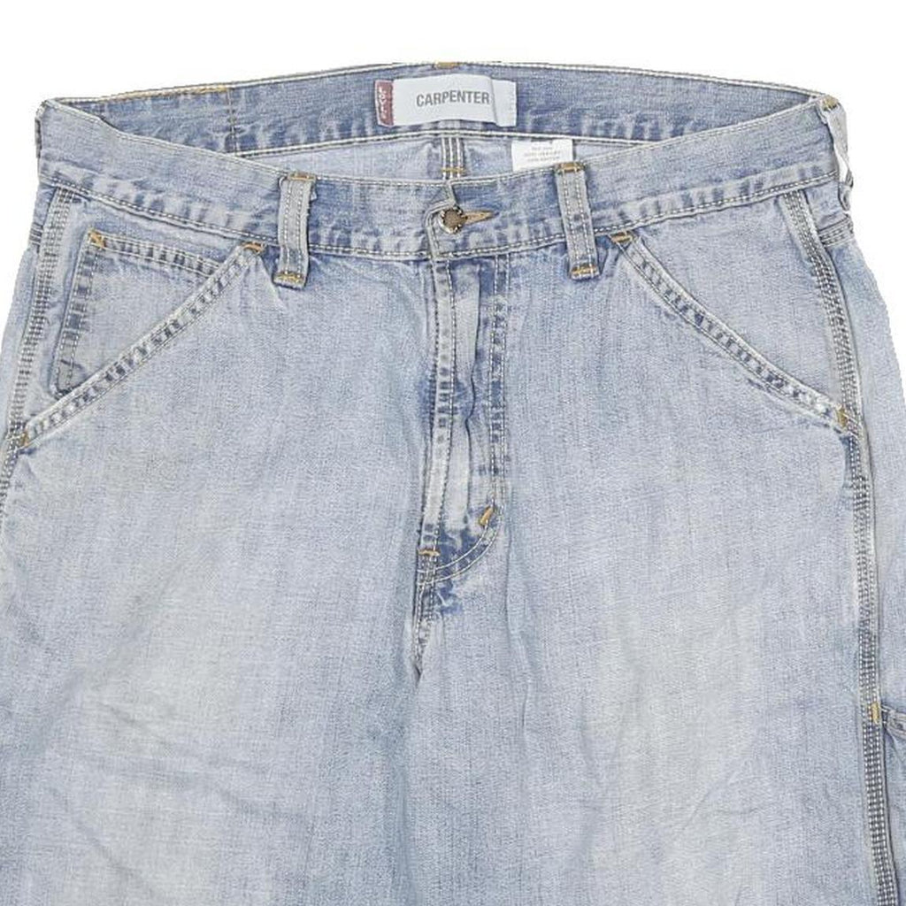 LEVI'S Mens Shorts Blue Carpenter Style L W32 Casual Durable Cotton Blend