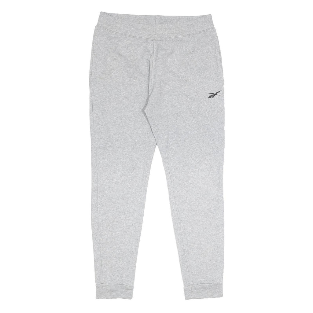 NIKE Mens Joggers Grey M W32 L28 Cotton Blend Slim Tapered Comfort Casual