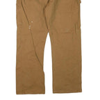 DICKIES Mens Jeans Brown Regular Straight Cotton Blend W44 L32 Workwear Casual